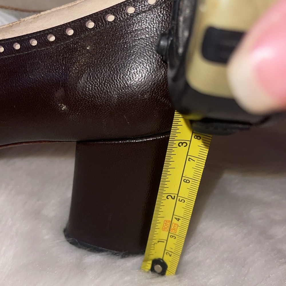 True vintage Oxford block heeled shoe - Picture 12 of 13